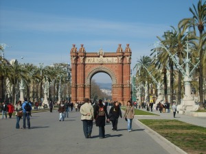 Arc de Triomf, führt zum Park de la ciutadella und zum Zoo